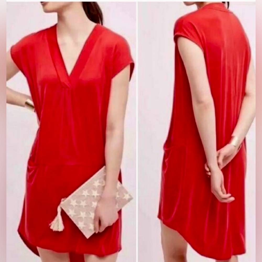 Anthropologie Dolan Bold Red Apparel